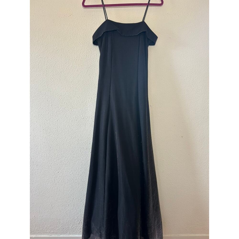 Vintage Night Way Collections Prom Formal Black Gown